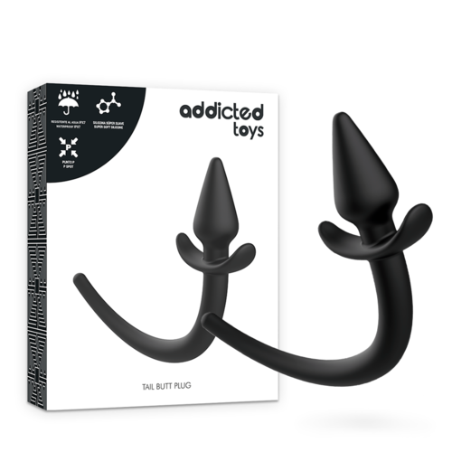 Brinquedos para viciados - Plug anal de silicone para filhotes