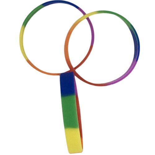 Pulseira de silicone com a bandeira LGBT - Orgulho