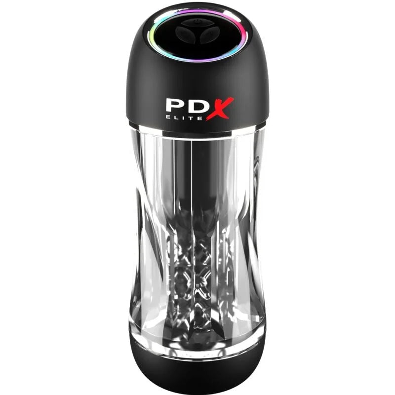 PDX ELITE – VIBRADOR STROKER VIEWTUBE PRO TRANSPARENTE