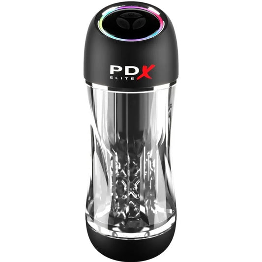PDX ELITE – VIBRADOR STROKER VIEWTUBE PRO TRANSPARENTE