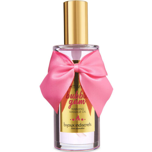 ACENDE MEU FOGO  - ÓLEO DE MASSAGEM AQUECEDOR INDISCRETS LIGHT MY FIRE COM SABOR DE CHICLETE