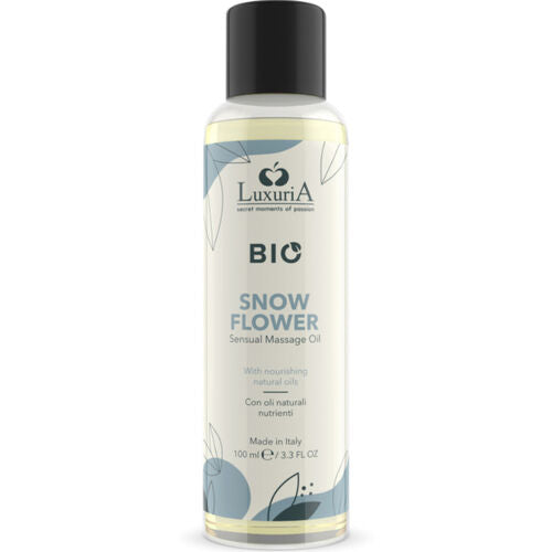 INTIMATELINE LUXURIA - ÓLEO DE MASSAGEM BIO FLOR DE NEVE 100 ML