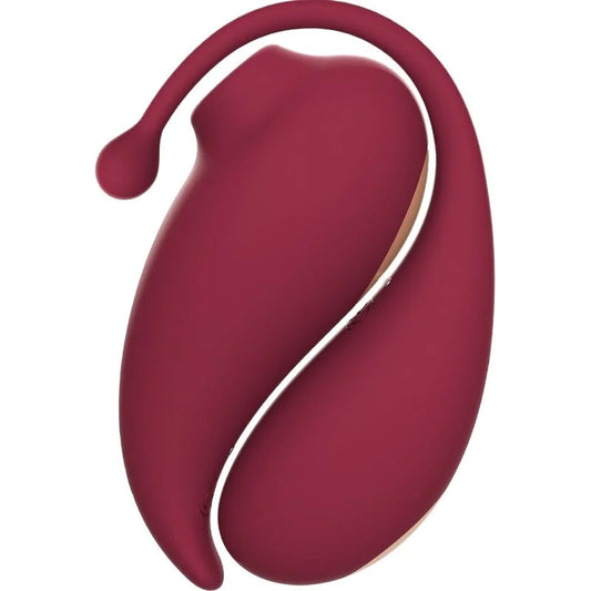 ADRIEN LASTIC - SUCKER DE CLITÓRIS DE INSPIRAÇÃO + OVO VIBRATÓRIO VERMELHO - APLICATIVO GRATUITO