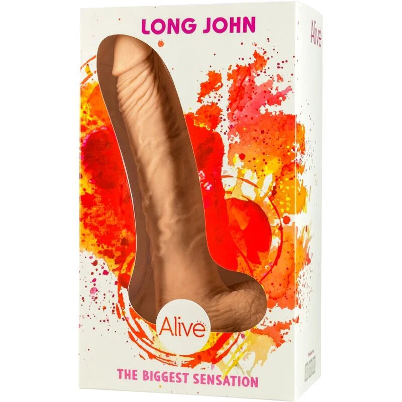 ALIVE – PÊNIS REALÍSTICO LONG JOHN 21,8 CM