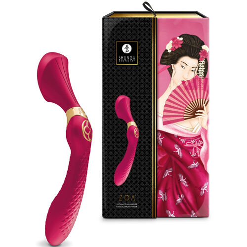 SHUNGA - ZOA MASSAGEADOR ÍNTIMO FÚCSIA