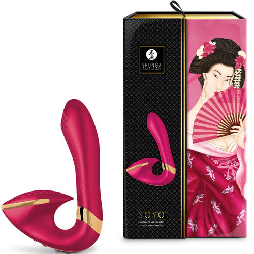SHUNGA - MASSAGEADOR ÍNTIMO SOYO FÚCSIA