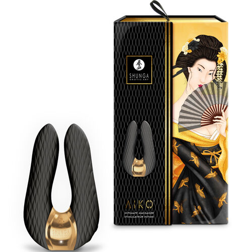 SHUNGA - AIKO MASSAGEADOR ÍNTIMO PRETO