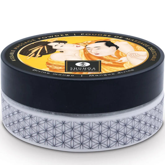 SHUNGA – KIT DE PÓ DE MASSAGEM COMESTÍVEL MANGA