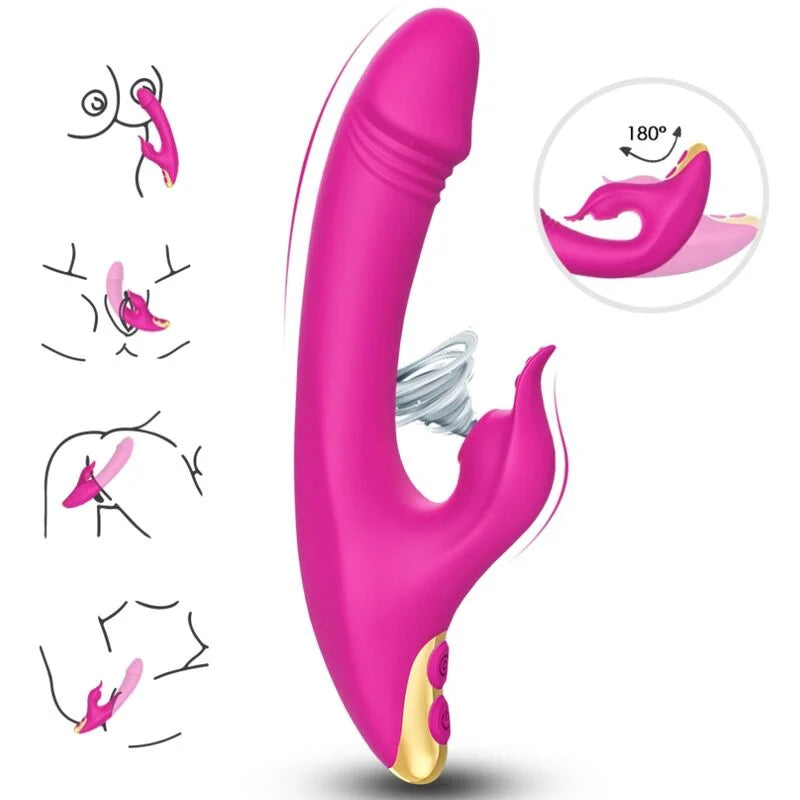 ARMONY - LOVE CLITORIS & PONTO G VENTOSA FÚCSIA