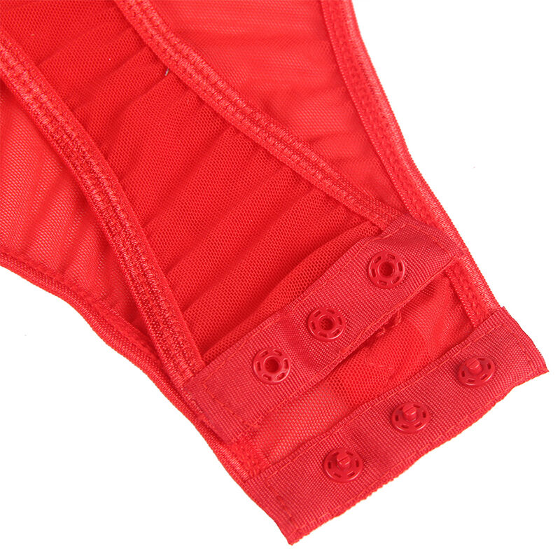 SUBBLIME - TEDDY COM DETALHE DE LIGA NO PEITO VERMELHO