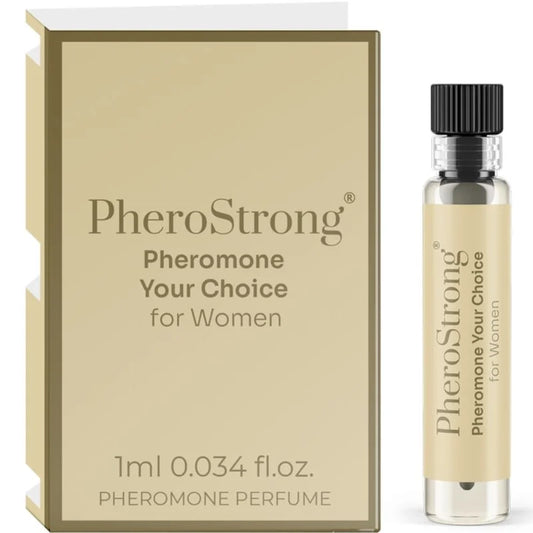 PHEROSTRONG - PERFUME DE FEROMONAS SUA ESCOLHA PARA MULHERES 1 ML