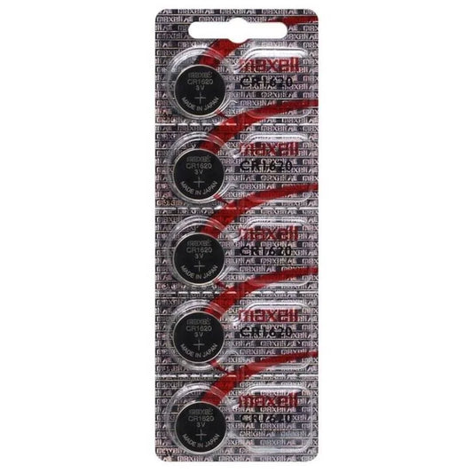 MAXELL – BATERIALITIO CR1620 3V 5UDS