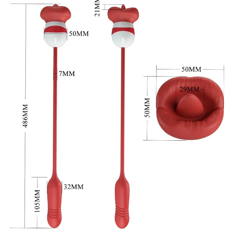 PRETTY LOVE – ASHLYNN MASTURBADOR BOCA VERMELHA