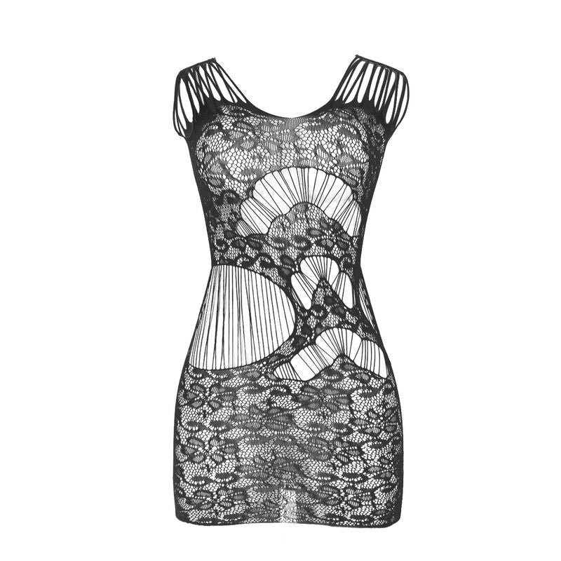 VESTIDO LONGO COM DECOTE ABERTO NAS COSTAS E MEIA-ARRASTO PRETO TAMANHO ÚNICO
