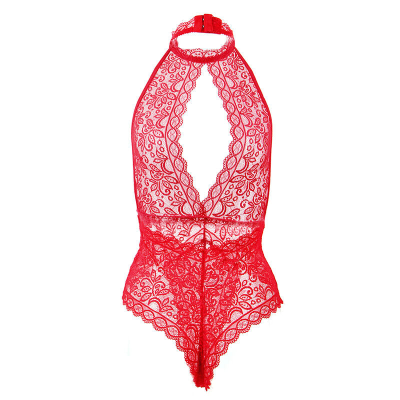 BODY COM BOJO ABERTO VERMELHO S/M