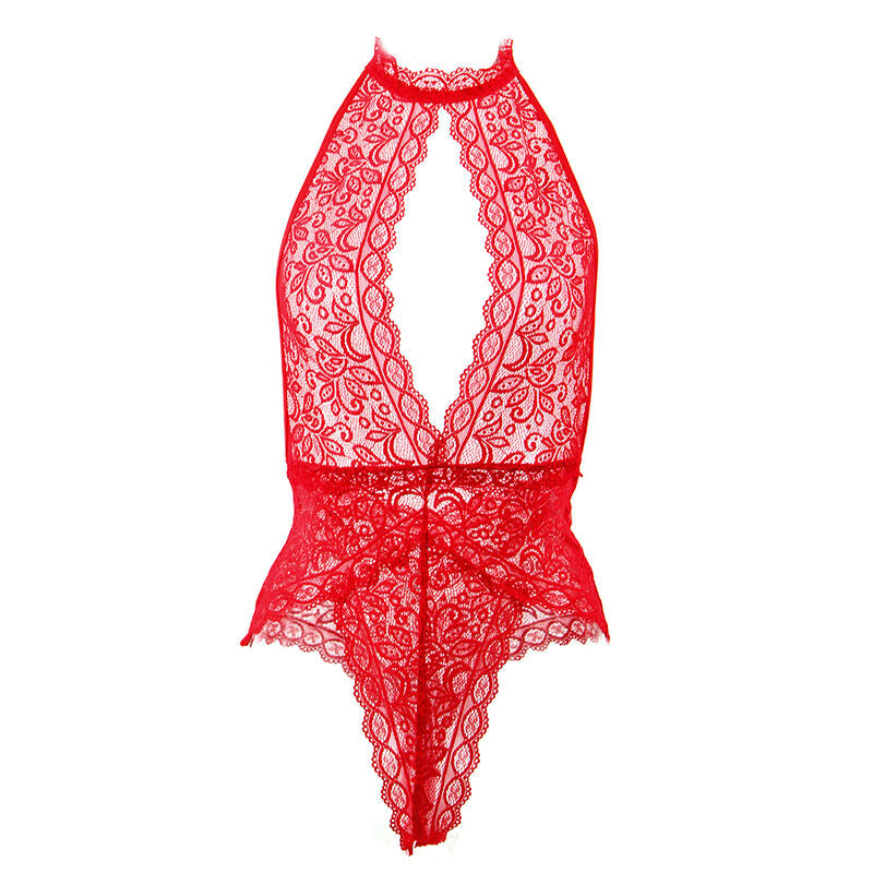 BODY COM BOJO ABERTO VERMELHO S/M