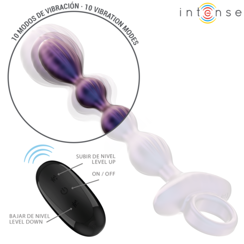 INTENSE - JACKIE PLUG ANAL VIBRATÓRIO MODELO 1 COM CONTROLE REMOTO