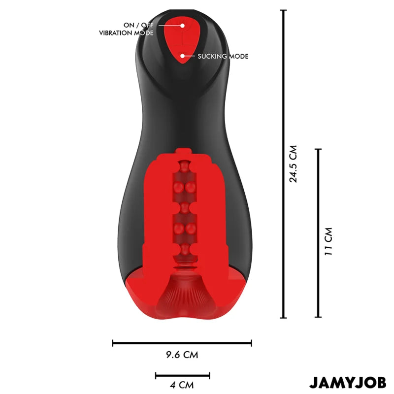 JAMYJOB – MASTURBADOR AUTOMÁTICO CORE-X 5 MODOS DE SUCÇÃO E VIBRAÇÃO