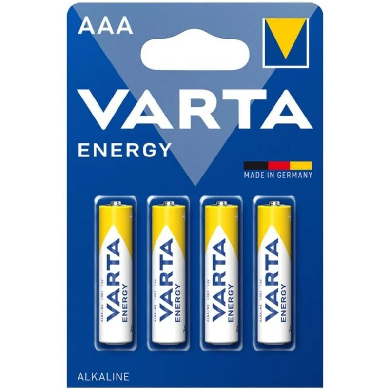 VARTA – PILHA ALCALINA ENERGÉTICA AAA LR03 BLISTER*4