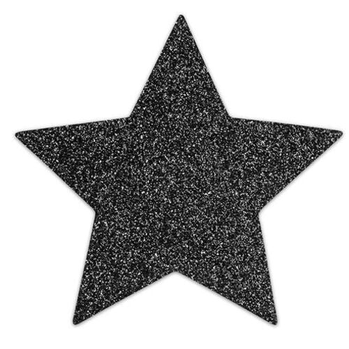 BIJOUX INDISCRETS - BLACK STAR FLASH NIPPLE CAPS