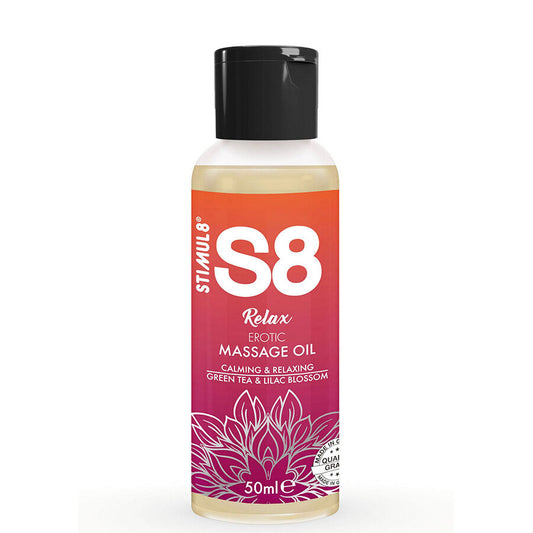 STIMUL8 - ÓLEO DE MASSAGEM RELAXANTE DE CHÁ VERDE S8 125 ML
