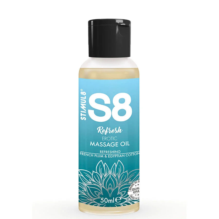 STIMUL8 - ÓLEO DE MASSAGEM S8 CAIXA 3 X 50 ML