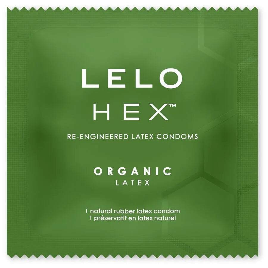 LELO - CAIXA DE PRESERVATIVOS ORGÂNICOS HEX 36 UNIDADES