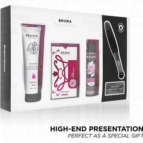 BRUMA XPERIENCE - KIT DOCE TENTAÇÃO BUBBLEGUM VIBRO-ORGÁSMO