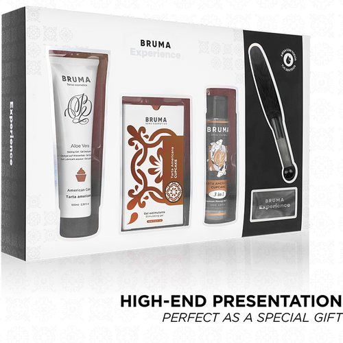 BRUMA XPERIENCE - KIT DOCE TENTAÇÃO TORTA AMERICANA COM POTENCIALIZANTE DE ORGASMO