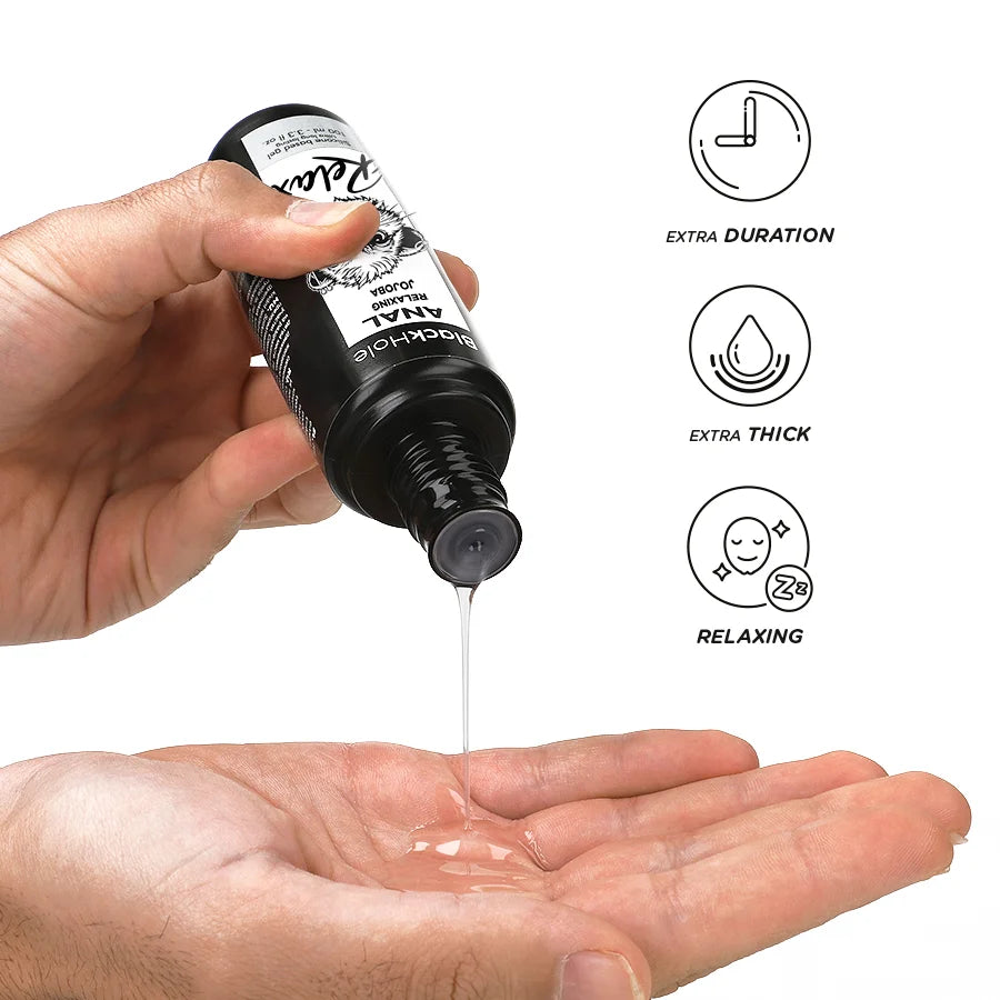 BLACK HOLE - GEL BASE DE SILICONE DILATAÇÃO ANAL 30 ML