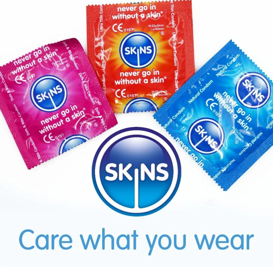 SKINS - PACOTE COM 16 PRESERVATIVOS PREMIUM VARIADOS