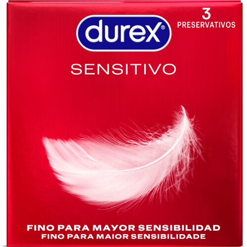 DUREX - CAMISINHAS SENSITIVE - 3 UNIDADES