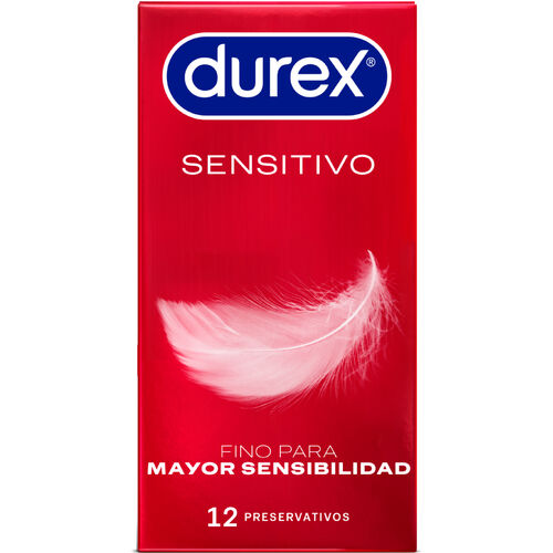DUREX - CAMISINHAS SENSITIVE - 12 UNIDADES