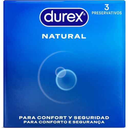 DUREX - CAMISINHAS NATURAIS - 3 UNIDADES