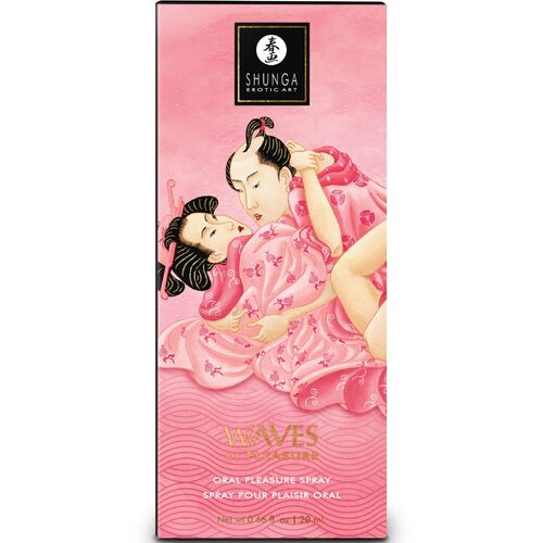 SHUNGA - SPRAY ORAL SEDUTOR DE PRAZER COM ONDAS E MELANCIA 20 ML