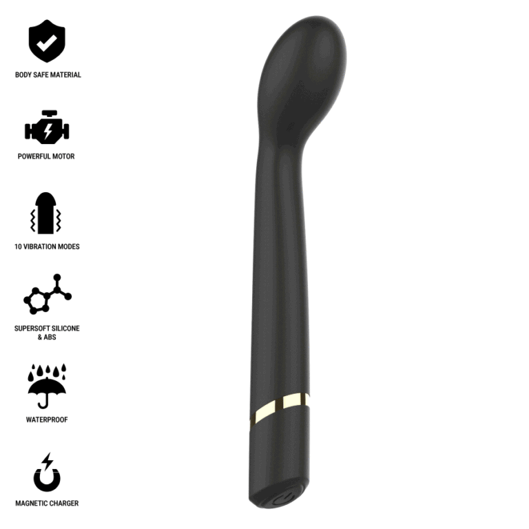 IBIZA - VIBRADOR DE PONTO G 10 VIBRAÇÕES RECARREGÁVEL