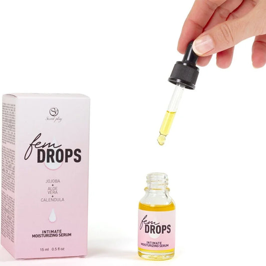 SECRETPLAY - FEM DROPS SÉRUM HIDRATANTE ÍNTIMO 15 ML