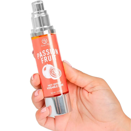 SECRETPLAY - LUBRIFICANTE AQUECEDOR DE MARACUJÁ 50 ML
