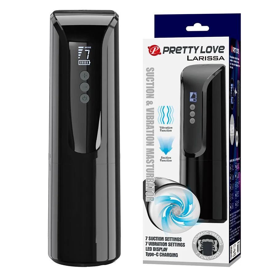 PRETTY LOVE – LARISSA MASTURBADOR DE SUCÇÃO VIBRATÓRIO