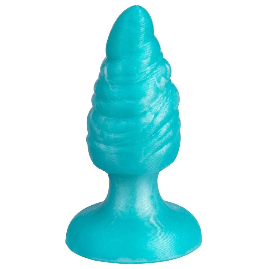 SILEXD – MELTY PLUG ANAL DE DERRETIMENTO FANTASY DE SILICONE LÍQUIDO TERMOREATIVO AZUL CELESTIAL 9,2 CM