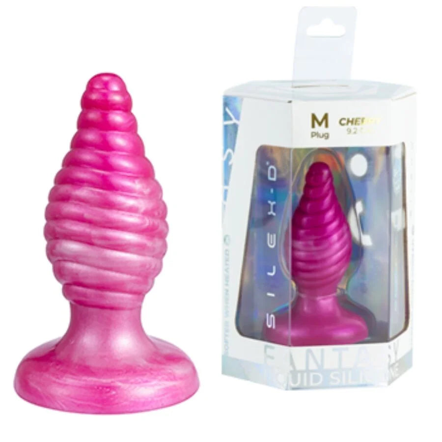 SILEXD – QUEEN ANAL PLUG FANTASY LIQUID SILICONE THEMORREATIVE PURPLE 9.2 CM