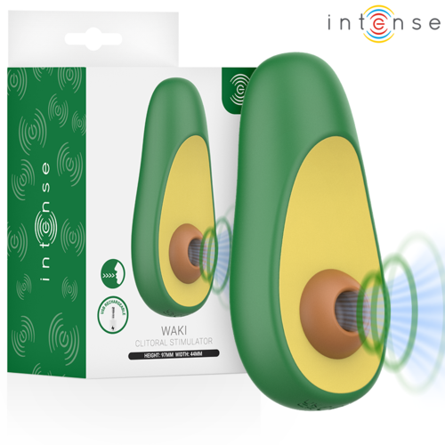 INTENSE - WAKI ABACATE - ESTIMULADOR DE SUCÇÃO CLITORIAL
