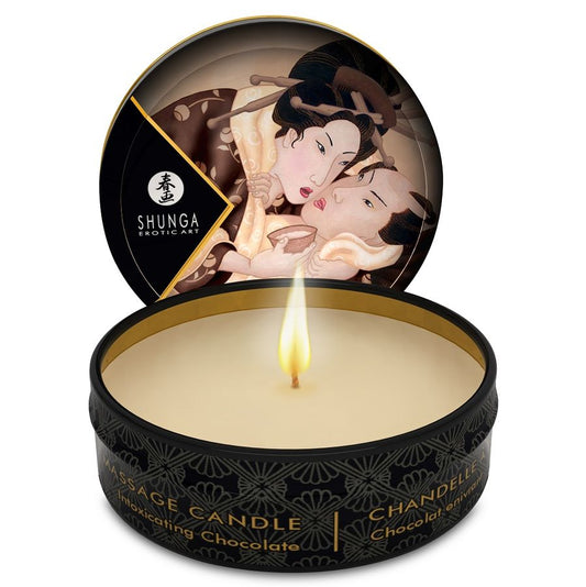 SHUNGA - MINI CARESS  VELA DE MASSAGEM DE CHOCOLATE 30 ML