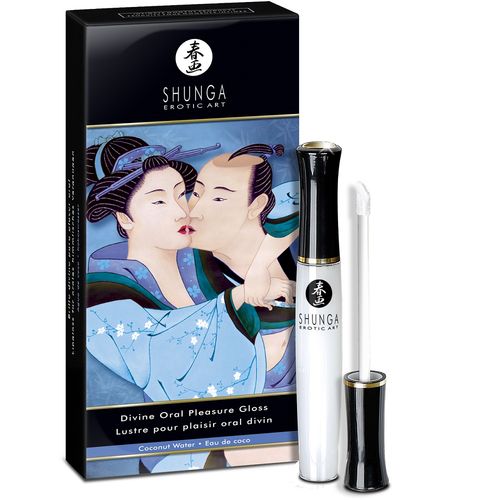 SHUNGA - GLOSS LABIAL DIVINO COM ÁGUA DE COCO