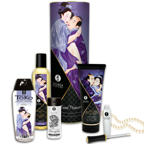 SHUNGA - KIT DE COLEÇÃO PRAZERES CARNAL