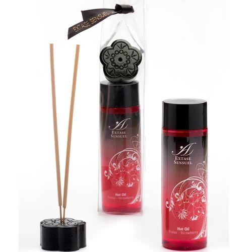 Extrato Sensual - Óleo Estimulante e Aquecedor de Morango 100ml