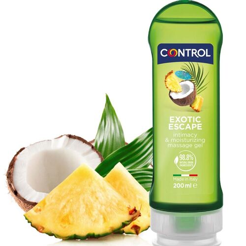 CONTROL - 2 EM 1 MASSAGEM E PRAZER EXÓTICO 200 ML