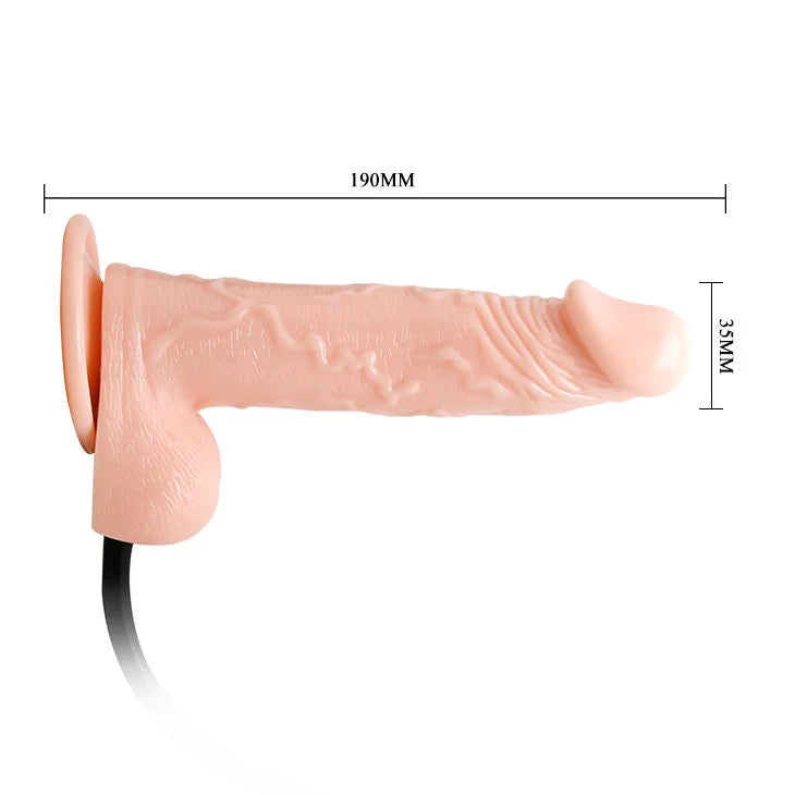 BAILE – DILDO VIBRANTE E INFLVEL REALISTA