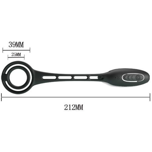 PRETTY LOVE - ANÉIS PENIANOS COM PLUG VIBRADOR