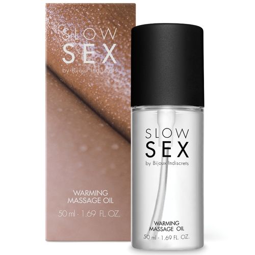 BIJOUX - ÓLEO DE MASSAGEM SLOW SEX COM EFEITO AQUECEDOR 50 ML